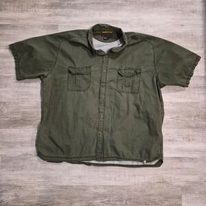 Royal Robbins Outdoor Travel Clothing Button Down Shirt Gorpcore 100% Cotton XXL